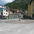 Rond-point à Barzio (Italie)