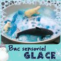 Bac sensoriel "Glace"