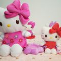 Plush and mascot plush Hello Kitty Flower Fields (red)