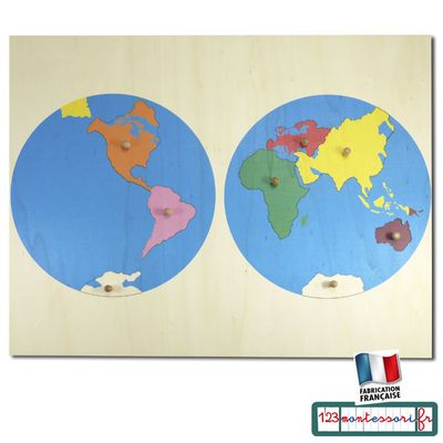Le planisphère Montessori
