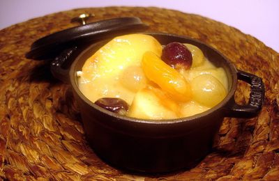 Blanquette de fruits à la réglisse