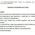 Réunion du Conseil Municipal