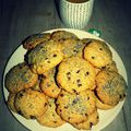 Food / Mes cookies BIO aux flocons d'avoine, petites graines, pépites de chocolat et raisins secs ... 