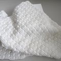 Bebe tricot, couverture laine bb