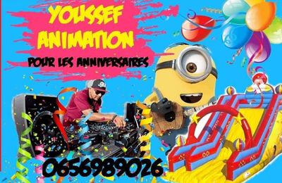 Dj animation soirée anniversaires 0656989026