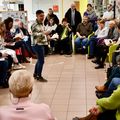 LE CAFÉ LITTÉRAIRE DE LA MÉDIATHÈQUE DÉCENTRALISÉ AU LYCÉE.