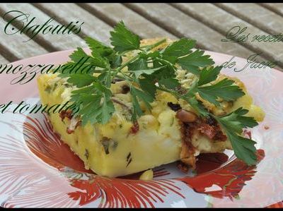 clafoutis mozarella tomates