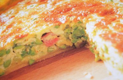 QUICHE AU JAMBON ET AUX PETITS POIS