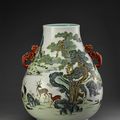  A magnificent famille-rose 'hundred deer' vase from the Qianlong period fetches HK$11.5 million