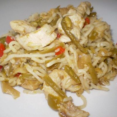 DINDE AUX NOUILLES CHINOISES
