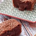 Cake moelleux et fondant au chocolat 