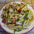 PÂTES AU BLANC DE POULET ET AUX PETITS LÉGUMES