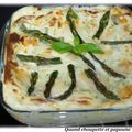 LASAGNES AUX ASPERGES VERTES