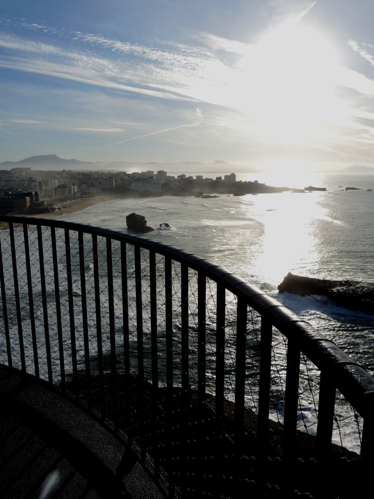 Biarritz, le phare, sommet, promenade. (64)