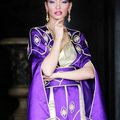 Caftan d'un soirée mauve 2014