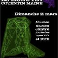 rassemblement anti ligne THT Cotentin-Maine dimanche 11 mars 2012 à Villedieu (50) et Ernée (53)