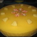 Bavarois à la mangue et sa gelée d'ananas