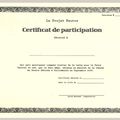Certificat - Français