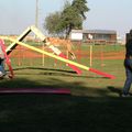 Anne-marie et Uliette en agility.