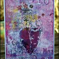 Une carte de St Valentin / A Valentine card - DT Crafty Individuals + challenges