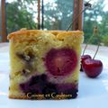 Gâteau-clafoutis aux cerises 