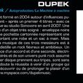 DUPEK (Dupek / autoprod. /La Machine à Machins)