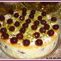 CHEESE-CAKE GRIOTTES-PISTACHES