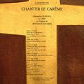 Chanter le Carême