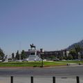 Rond-point à Santiago (Chili)