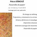 Prisca DÉMOGÉ – "Passerelles de papier" chez Etmoi et moi