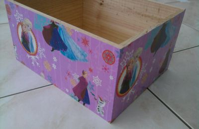 Une jolie caisse de rangement pour chambre d'enfant (TUTO / DIY)