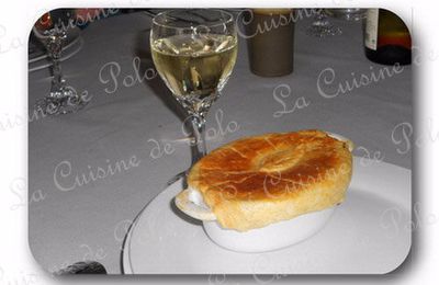 Timbale en croûte de truite au champagne