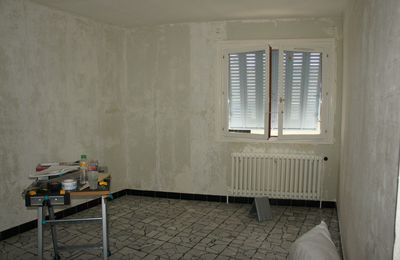 Encore des travaux # 1 : chambre de Lisandro 