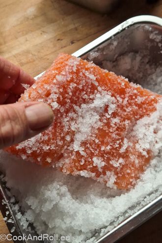 Saumon séché au frigo - charcuterie de la mer