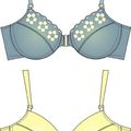 Bra-makers Supply - Sharon Front Closing Demi-Bra PB-8300