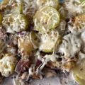 Gratin de courgettes aux moules