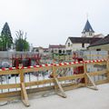 Construction de la Résidence du Parc au Plessis-Bouchard : pose de la première pierre 