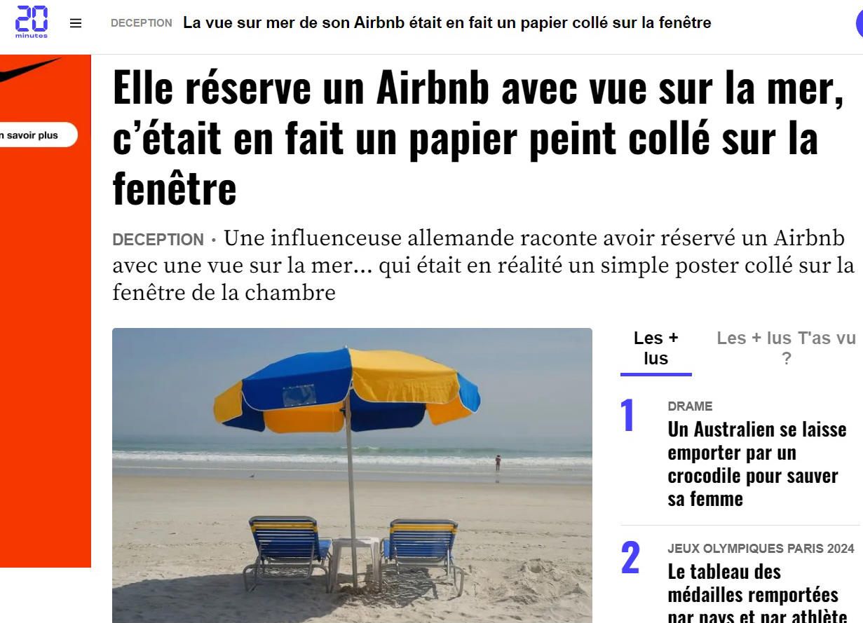 Vue sur poster