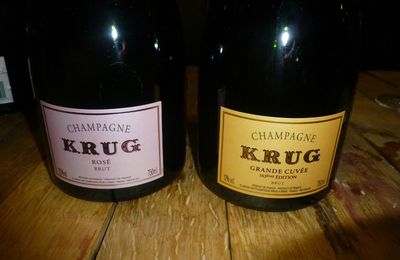 Champagne Krug : Grande Cuvée et Rosé brut