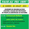 LANGUEDIAS (22) - Conférence d'Emmanuel Rolland à l'occasion de la manifestation Passe au feu vert