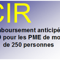 Crédit d'impôt recherche - remboursement anticipé pour les PME