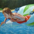 Le premier pastel de l'année : "La piscine" - 40 x 50 cm