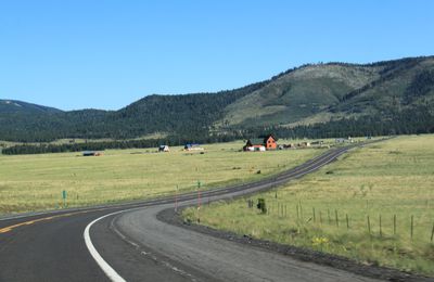 Sur la route de Flagstaff à Las Végas, nous avons