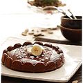 Gâteau cacao, banane, peanuts sans gluten..... Un régal!