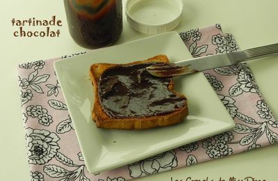 Tartinade au chocolat, sans gluten, sans lactose et sans gras trans