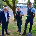 DEUX OBUS D’ARTILLERIE RETROUVÉS AU PIED D’UN ARBRE A LA ZAC.