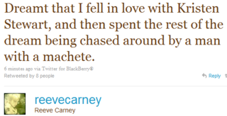 Kristen interviewé par le Twilight Lexicon + Reeve Carney rêve de Kstew + Robert à Paris