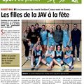 Les filles de la JAV à la fête