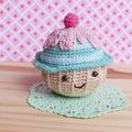 Amigurumi cupcake - patron Zess