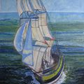 bateau - huile (claude)